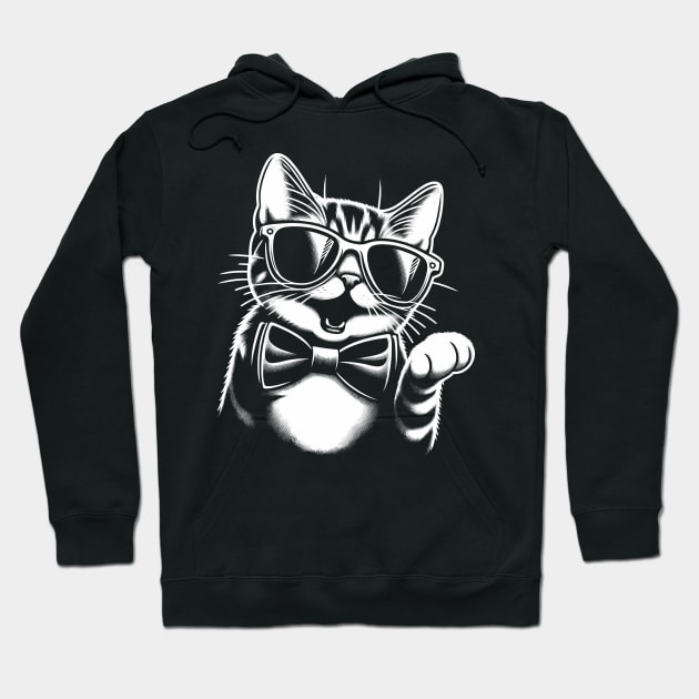 Thoughtful Cat Let Me Interject Hoodie by Xeire